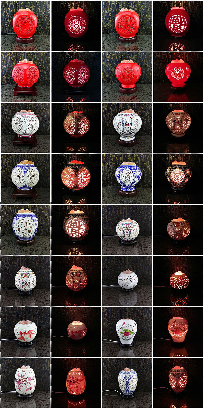 晶麗鹽燈-3~30公斤💯天然水晶玫瑰鹽燈 夜燈 床頭燈🎀含鹽燈+底座+電線+燈泡 整組